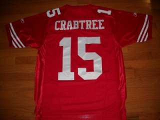   with tags Reebok Michael Crabtree San Francisco 49ers Premier Jersey