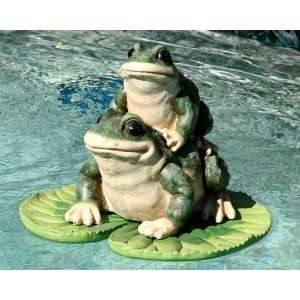  12 Giant Double Frog Floater for pond or pool