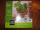 Buzzy Cast Iron Herb Grow Kit Basil Parsley & Chives 3 Terra Cotta 