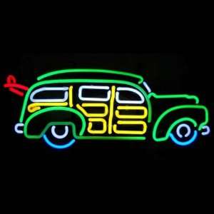  Neon Signs Surfin Woody Wagon Neon Sign