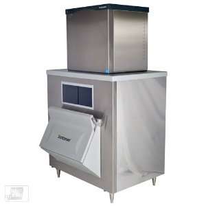   905 Lb Half Size Cube Ice Machine w/ Storage Bin