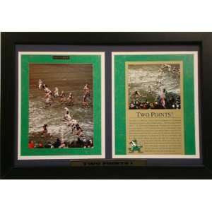  Notre Dame Hometown Heroes Two Points 12x18 Double Frame 