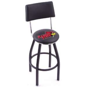  Illinois State University Steel Logo Stool with Back and 