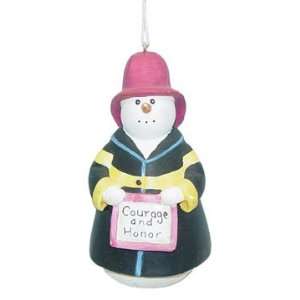  Sandi Gore Evans Courage and Honor Firefighter Ornament 