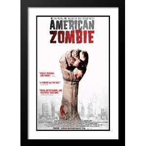  American Zombie 32x45 Framed and Double Matted Movie 