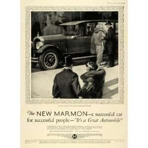 1925 Ad Fred Mizen Art Marmon Antique Deluxe Models 