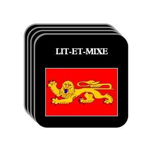  Aquitaine   LIT ET MIXE Set of 4 Mini Mousepad Coasters 