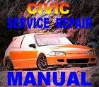 1993 civic del sol service repair manual d16z6 bonus returns
