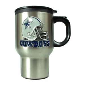   Stainless Steel Coffee Mug with Pewter Emblem