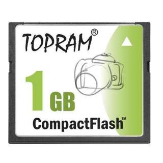 TOPRAM 1GB 1G CF CompactFlash Card SLC Industrial Grade fit DSLR Canon 