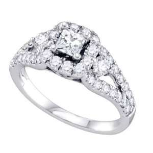  1.25CT DIA 0.40CT CPR BRIDAL RING Jewelry