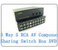 In 4 Out 3 RCA AV Audio Video HDTV DVD PS3 Splitter  