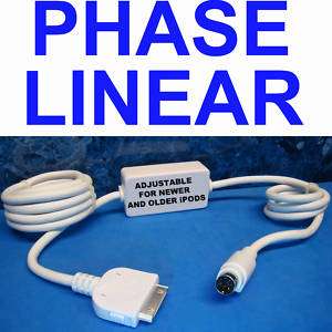 PHASE LINEAR iC2 iC 2 iPOD iPHONE TOUCH 5 VOLT 12 CABLE  