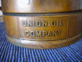 UNION SWINGSPOUT OIL CAN COPPER Half Gallon  