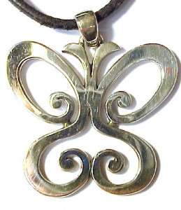 JAMES AVERY ~ Spring Butterfly Sterling Silver Pendant Necklace 26 1/2 