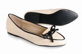 Fashion Women/Ladies Beige Leather Low Heel Shoes Eur Size #35~#39 