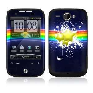 HTC WildFire Skin Decal Sticker   Rainbow Stars