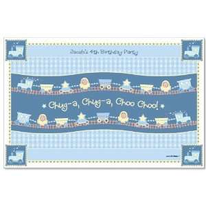  Train   Personalized Birthday Party Placemats Toys 