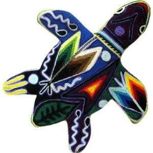  Huichol Yarn Art Sea Turtle