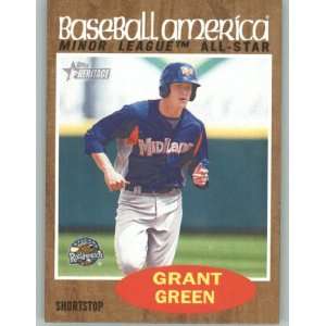  2011 Topps Heritage Minors #210 Grant Green SP   Midland RockHounds 