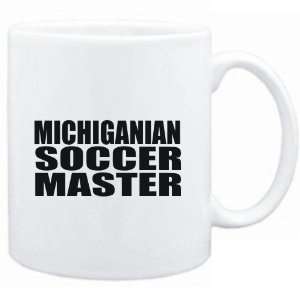  Mug White  Michiganian SOCCER MASTER  Usa States Sports 