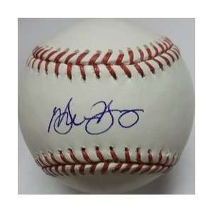  MLBPAA Michael Young Autographed Baseball Sports 