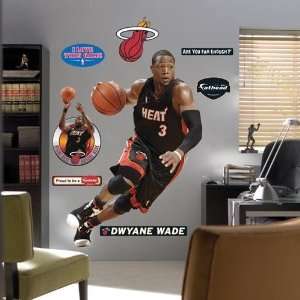  Miami Heat #3 Dwyane Wade Player Fathead Sports 