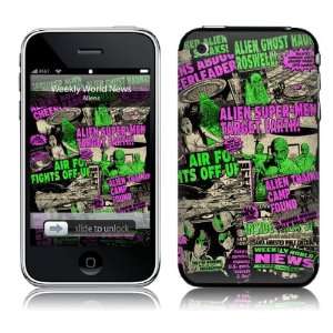  WWN10001 iPhone 2G 3G 3GS  Weekly World News  Aliens Skin Electronics