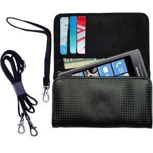  Black Purse Hand Bag Case for the Samsung GT I8700 with 