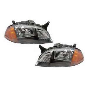 Chevy Metro Headlights OE Style Replacement Headlamps Driver/Passenger 