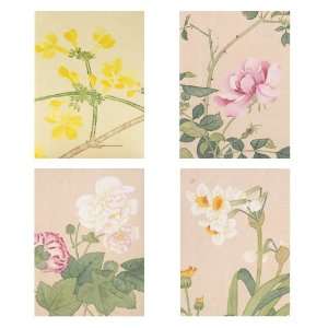 Qing Flowers Notecards