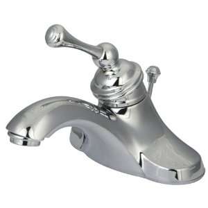   Inch Centerset Lavatory Faucet with Metal Lever Handle and Plastic Pop