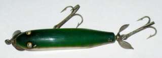 PAW PAW OLD WOUNDED MINNOW NO. 2500 WOOD LURE INJURED  