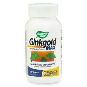  Natures Way Ginkgold Max 120 mg 60 Tabs Health 