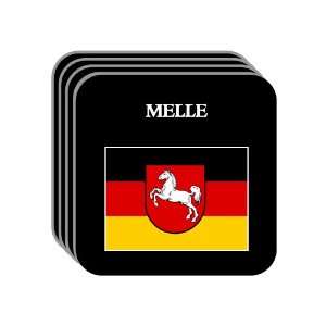 Lower Saxony (Niedersachsen)   MELLE Set of 4 Mini Mousepad Coasters