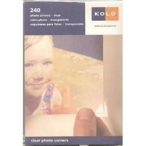  KOLO Photo Corners   Clear (Pkg. of 240) Arts, Crafts 