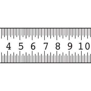  Adhesive Ruler 1/2 Wide, 1/4 Grads, 1  4