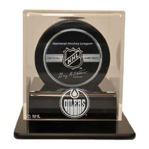  Edmonton Oilers Hockey Puck Display Case Sports 