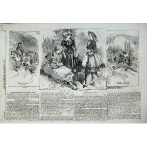   1859 Vivandieres French Army Women War Horses Injured