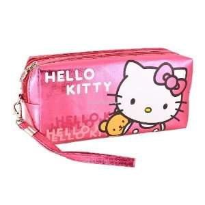   Multi Functional Hello Kitty PU Leather Handy Bag Red 