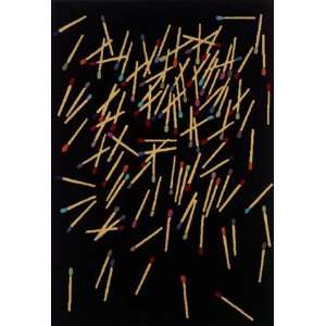 Andy Warhol Signature Series Matchsticks Black 