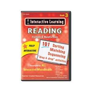 Interactive Learning Software Reading Fiction and Nonfiction, Grade 3 