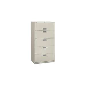  Hon 600 Series 2 Drawer File Cabinet in Light Gray Office 