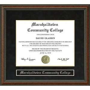  Marshalltown Community College Diploma Frame Sports 
