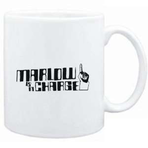  Mug White  Marlow is in charge  Male Names Sports 