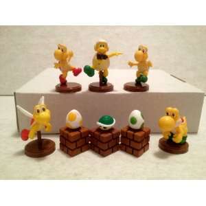  Super Mario Mini Figures Case of 8pcs Set Toys & Games