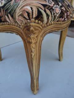 Nice pair of antique French Louis XV chairs # 08208  