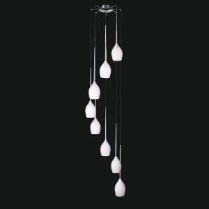  Chandelier   dew 30 chandelier in polished chrome with 