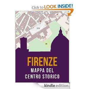 Firenze, Italia mappa del centro storico (Italian Edition 