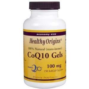   CoQ10 Gels, Trans Isomer, 100mg, 150 softgels